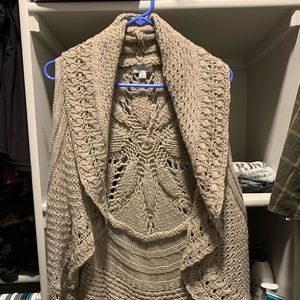 Great Northwest Indigo sweater layered vest